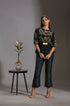 Night Shade Peplum Top And Pants